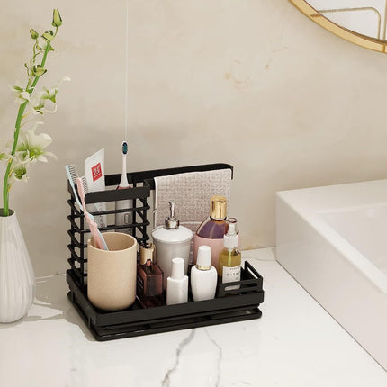 Support d'évier, porte-éponge avec bac