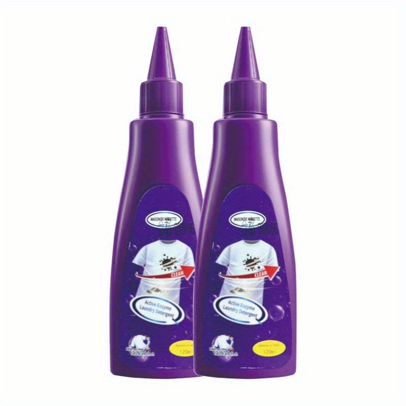 Lessive enzymatique active, détachant pour vêtements, anti-graisse et antirouille - E-menage