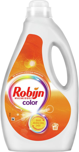 Détergent Sérum Robijn Color Care- 60 lavages -3L - E-menage