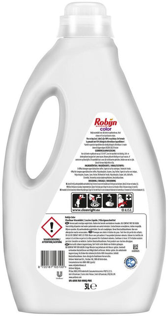 Lessive liquide Robijn - Couleur -Pack de 3 - E-menage