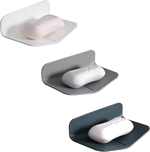 PAITOK - Lot de 3 porte-savons - E-menage