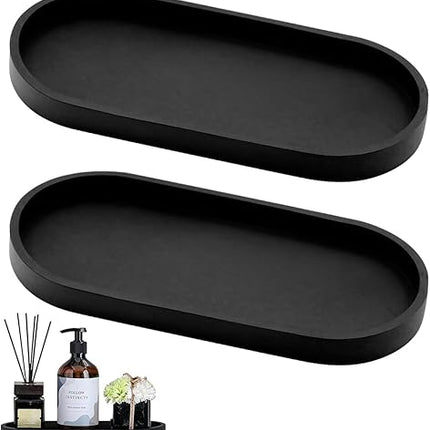 lot de 2 plateaux de salle de bain - E-menage