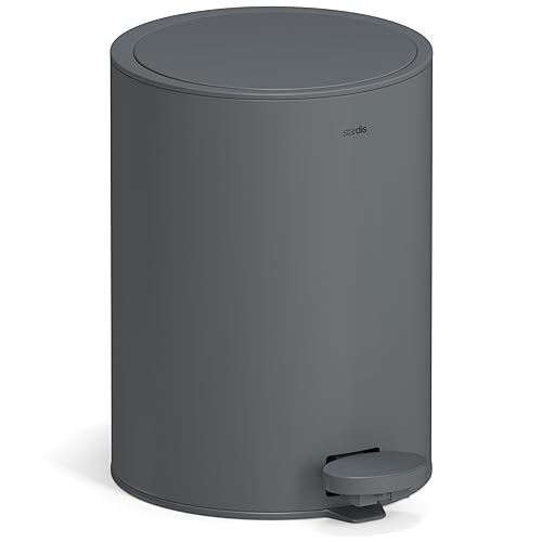 stardis - poubelle à pédale 3l en acier inoxydable - E-menage