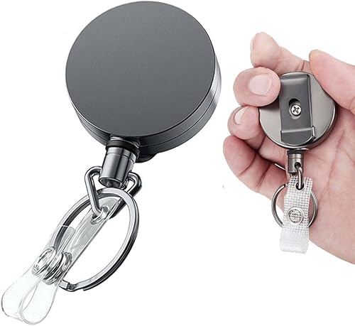 VOVIGGOL - Porte Clé Retractable en Métal - E-menage