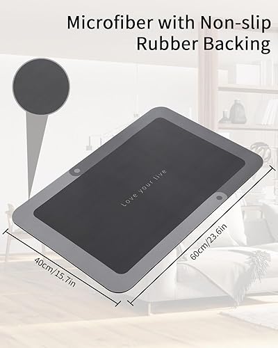 Tapis de Bain Antidérapant 40X60cm - E-menage