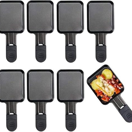 Lot de 8 mini poêlons à raclette de rechange - E-menage