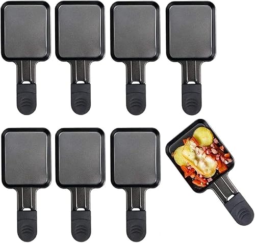 Lot de 8 mini poêlons à raclette de rechange - E-menage