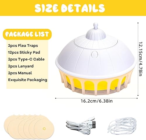 Lot de 2 pièges à punaises de lit - E-menage