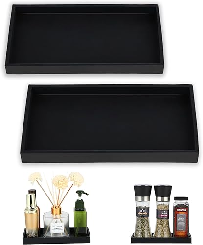 lot de 2 plateaux décoratifs - E-menage