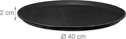 relaxdays - lot de 2 plateaux de service - E-menage