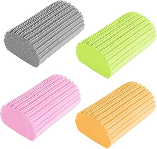 Lot de 4 Pcs d'éponge réutilisable lavable - E-menage