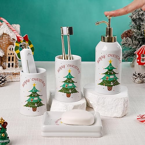 Santentre Ensemble de 4 pièces pour salle de bain - E-menage