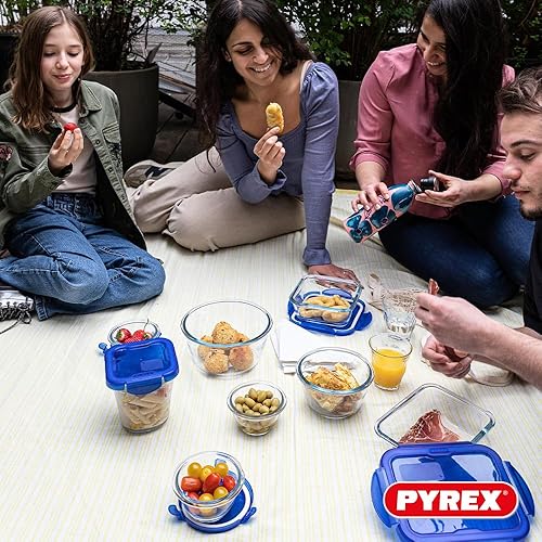 Pyrex Cook&Go - kit de 7 unités de conteneurs d'aliments - E-menage