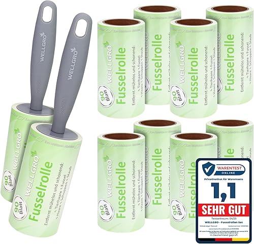 wellgro- lot de 10 rouleaux de peluches - E-menage