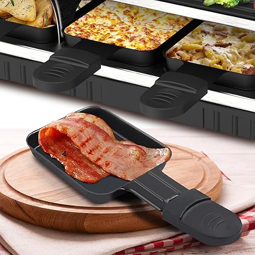 Lot de 8 mini poêlons à raclette de rechange - E-menage