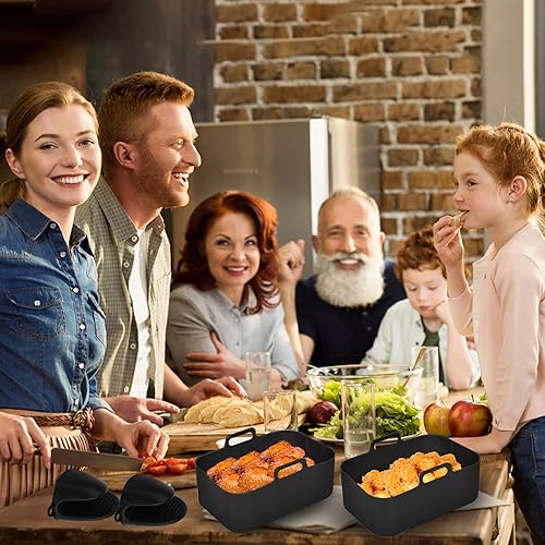 NVIYAM - Lot de 10 accessoires pour friteuse à air - E-menage