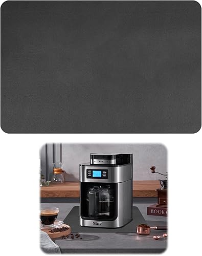 WhizNook - Tapis d'égouttement pour machine à café - 40 x 30 cm - E-menage