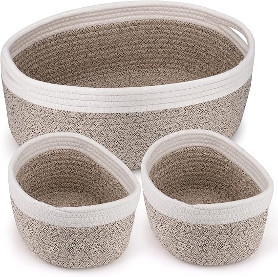 ZHHGOO - Lot de 5 Paniers de Rangement - E-menage