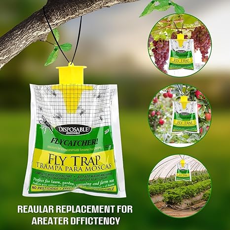 AOOWU - 3 Pièges à moustiques , mouches pour intérieur extérieur - E-menage