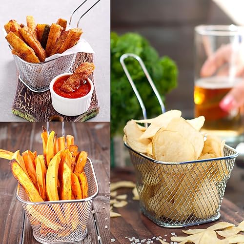 Lot de 5 Paniers à frites - E-menage