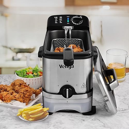 Venga! VG FT 3012 - Friteuse semi-professionnelle 2000W - E-menage