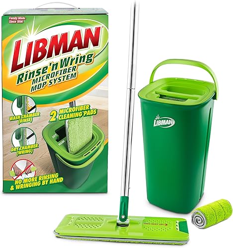 Libman Rinse 'n Wring - Serpillère et seau - E-menage