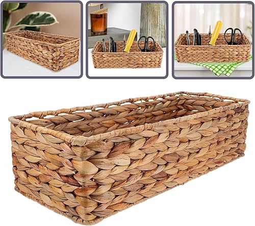 PRETYZOOM - Panier de rangement en jacinthe - E-menage