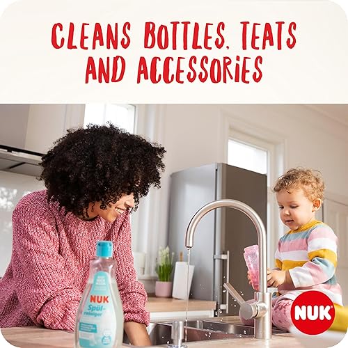 NUK - Lot de 3 nettoyants pour biberon 500 ml - E-menage