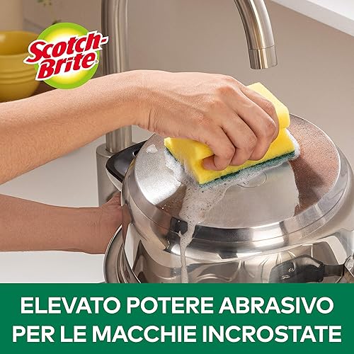 Scotch-Brite Classic - Lot de 16 Éponges grattantes - E-menage
