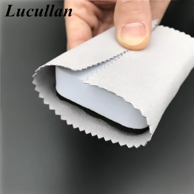 Lucullan – Lot de 20 Chiffons en Microfibre Suédée 10x15 cm pour Revêtement Nano Céramique Auto