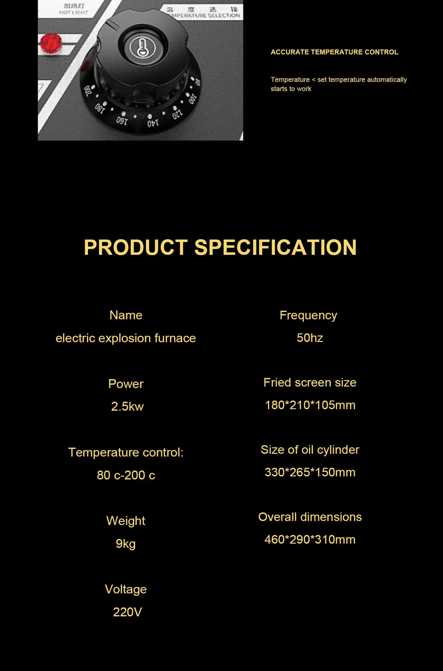 Electric Fryer 10L 2500W Industrial Deep Fryer Stainless Steel for French Fries Chicken chop Deep Fryer Commercial Fry Pan