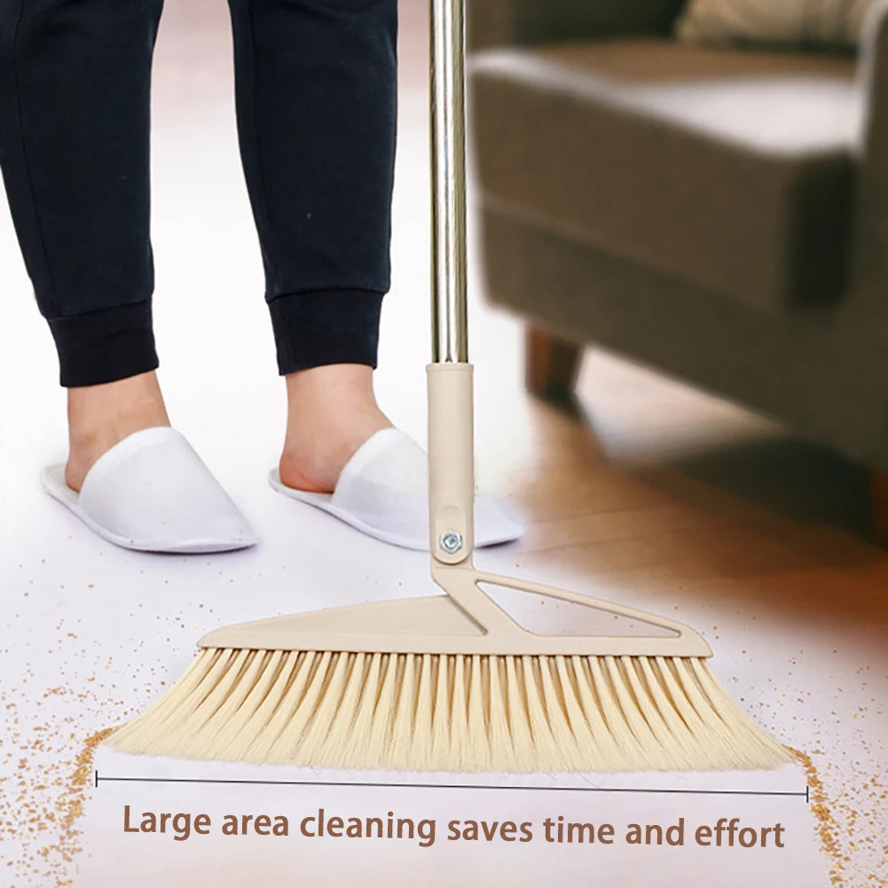 Broom Dustpan Suit Combination Household Fold Lazy Sweep The Floor Sweeping Hair Artifact Wooden Floor Windproof Magic Broom
