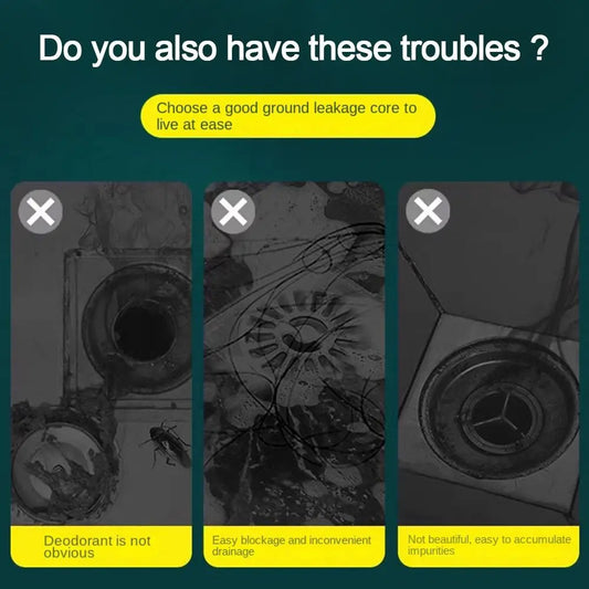 New Creative Floor Drain Anti Odor Removable Sewer Strainer Plug Insect Prevention Colander Basin Drain Filter