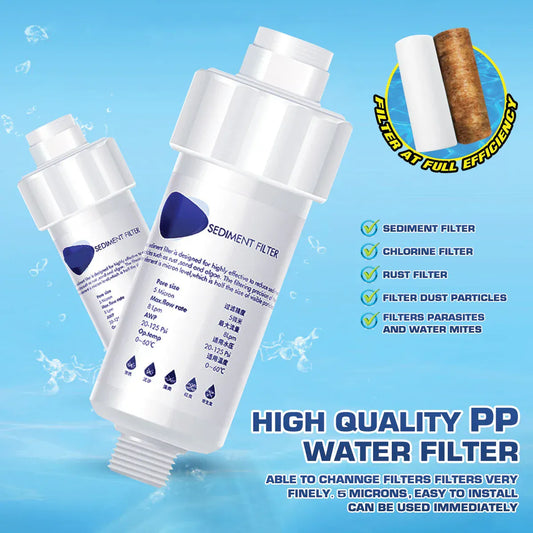 Water Filter Purifier Shower Washing Machine Filter Under Sink Water Filtration System Tap Water Pre-chlorine Removal Filter