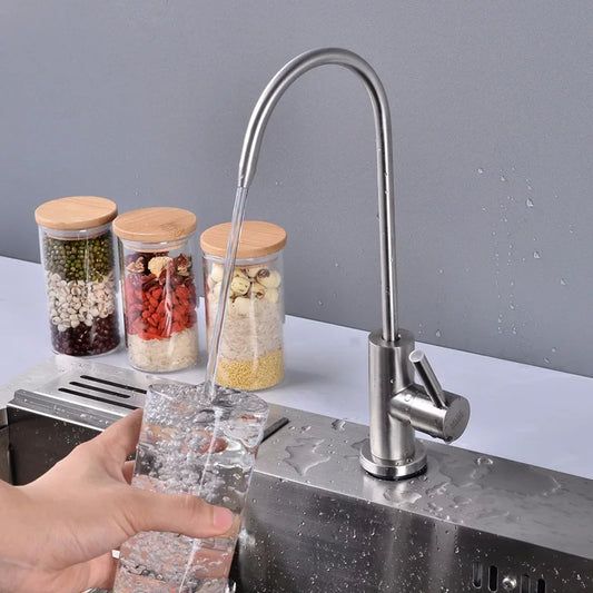 Drinking Water Faucet, Kitchen Sink Faucet Beverage Faucet for Drinking Water Purifier Filter Filtration System, Lead-Free,Safe