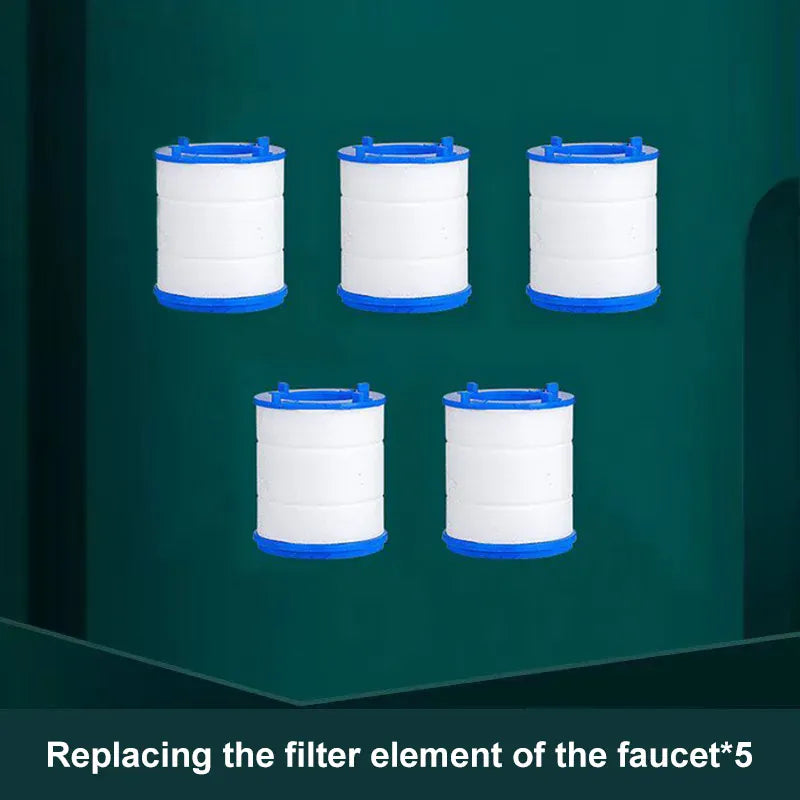 Kitchen Faucet Filter 360° Household Water Purifier Third Gear Universally Anti Splash Shower Head Tap-water PP Cotton Filter