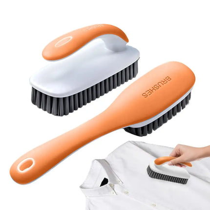 Lot de 2 brosses à linge anti-taches pour chaussures , pour vêtements en tissu - E-menage