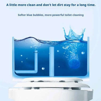 Toilet Bowl Cleaner Tablets Automatic Toilet Tank Long-Lasting Cleaners Stains Remover Bathroom Safe Descaling Deodorizing S3U0