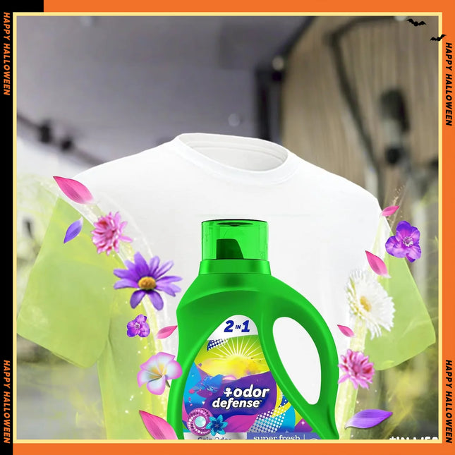 Odor Defense HE Laundry Detergent, Super Fresh Blast - 88oz