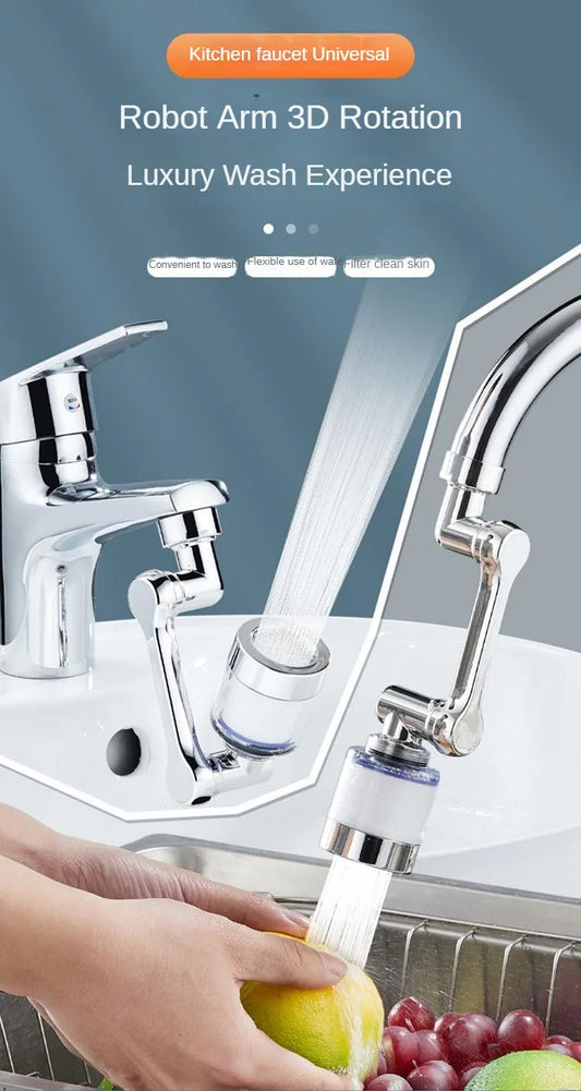 Kitchen Faucet Sink Shower Spray Faucet Pull-out Nozzle Waterfall 3-Way Connector Wash Basin Bathroom Toilet Faucet Head