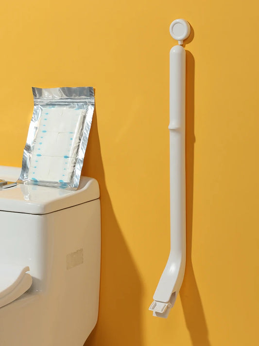 Disposable Toilet Bru with Built-In Cleaner Direct Fluable Head Household Personal Cleaning Tool Batoom Accories