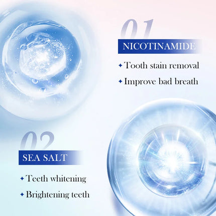 Niacinamide Toothpaste Whitening Teeth Remover Stain Cleans Teeth and Mouth Fresh Breath Toothpaste 220g