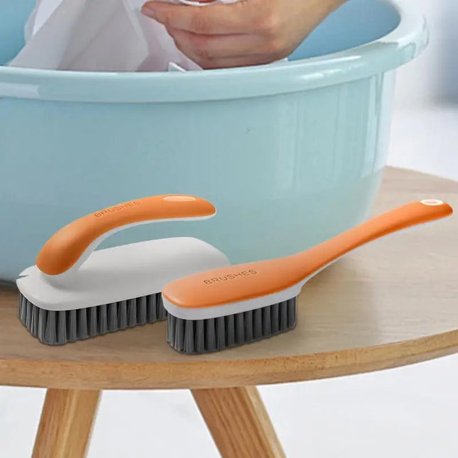 Lot de 2 brosses à linge anti-taches pour chaussures , pour vêtements en tissu - E-menage