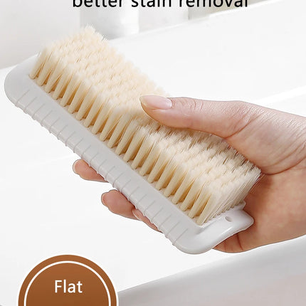 Laundry Brush Clothing Cleaning Tools Not Damaging Clothes Anti Slip Grip Soft Hard Bristled Brushes Clothes Scrubbing Brush - E-menage