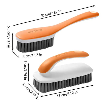 Lot de 2 brosses à linge anti-taches pour chaussures , pour vêtements en tissu - E-menage