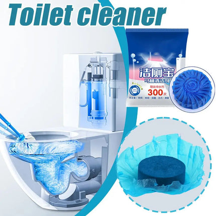 Toilet Bowl Cleaner Tablets Automatic Toilet Tank Long-Lasting Cleaners Stains Remover Bathroom Safe Descaling Deodorizing S3U0