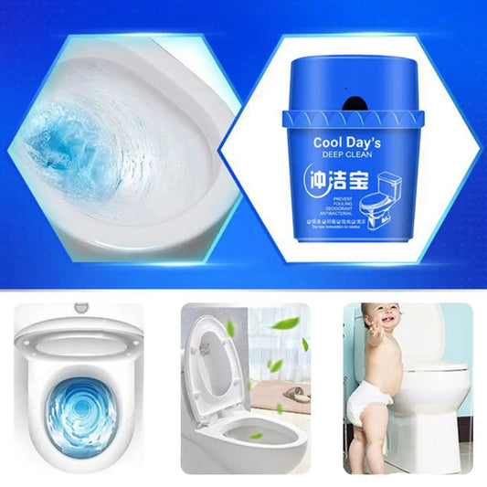 Amazing Toilet Bowl Cleaner Durable Bleach Toilet Bowl Cleaner Stain Remover Blue Bubble Cleaning Automatic Toilet Freshener