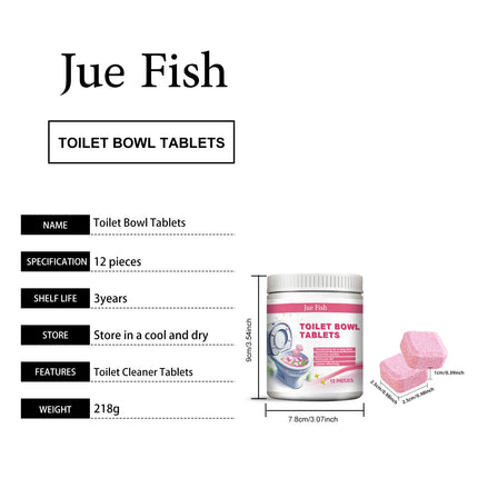 Toilet Cleaning Effervescent Tablets Cleaning Stains Remover Yellow Deodorant Freshener Automatic Toilet Bowl Bathroom Cleaner