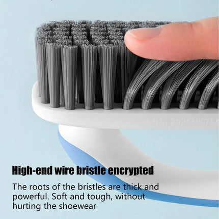 Lot de 2 brosses à linge anti-taches pour chaussures , pour vêtements en tissu - E-menage