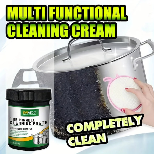 Pâte nettoyante multi-usages pour éliminer les taches tenaces et la rouille des casseroles et poêles - E-menage